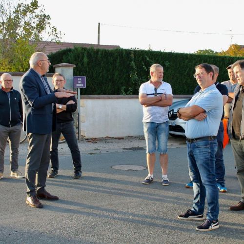 Réunion avec les riverains Rue des Bordes