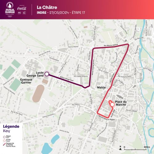 PARCOURS DE LA FLAMME OLYMPIQUE