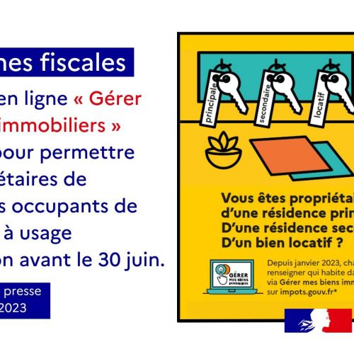 Nouvelle obligation de déclaration des biens immobiliers